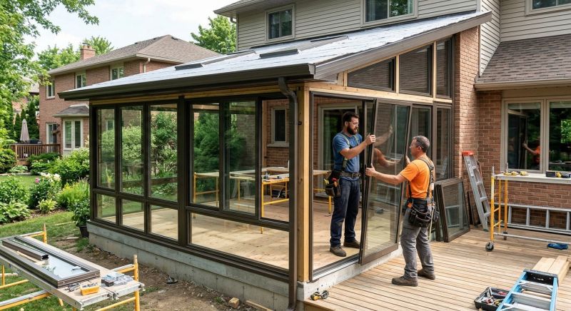 Enclosed Patio Installation in Chattanooga, TN