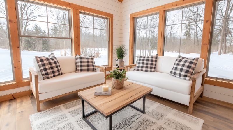 Completed Sunroom with Decor