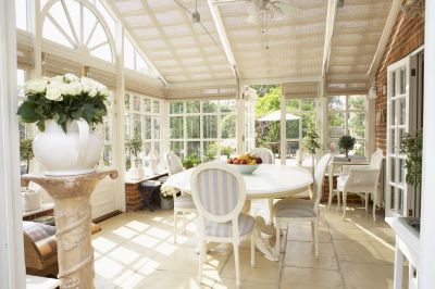 Sunroom with Custom Windows